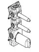 DORNBRACHT xTOOL UP-Thermostatmodul mit 2 Ventilen SERIENNEUTRAL 35521970, 3552197090 Galeriebild 2